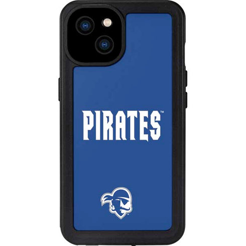 Seton Hall University Pirates Net iPhone 15 Plus Waterproof Case